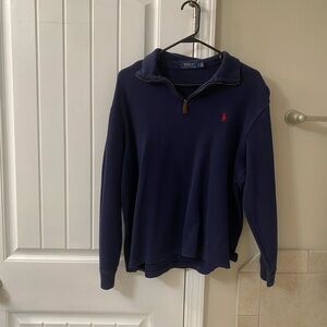Men’s large Polo by Ralph Lauren quarter zip sweater